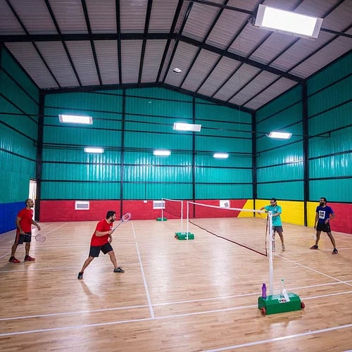 WADHWA WISE CITY Amenities - badminton court